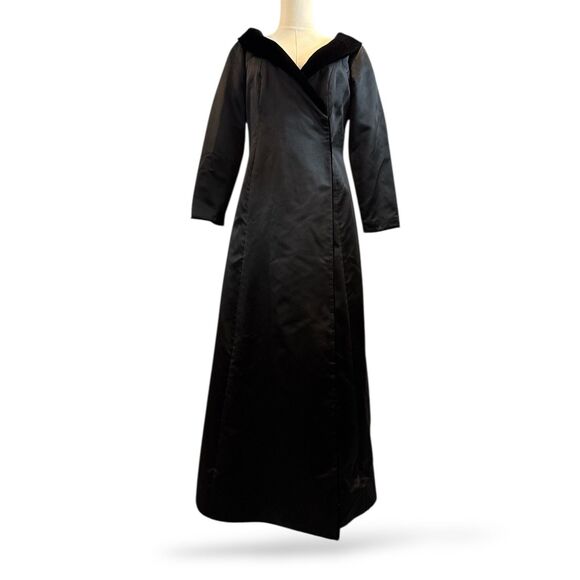 Fiandaca Evening Dress Coat Silk‎ Velvet Vintage Opera Theater Long Rare EUC - Picture 1 of 8